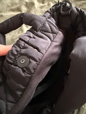 Street Level Black Quilted Crossbody Bag